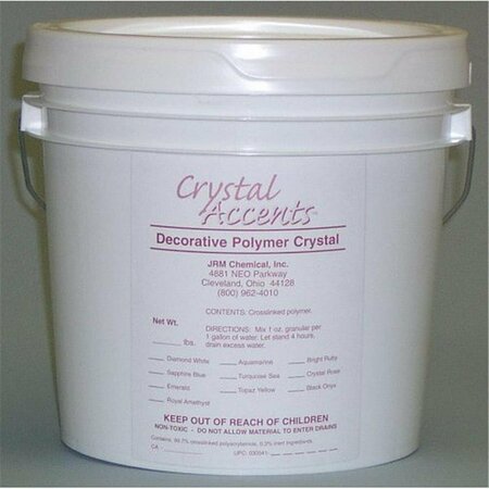 JRM CHEMICAL Crystal Accents 5 lb pail Black Onyx CA-05O